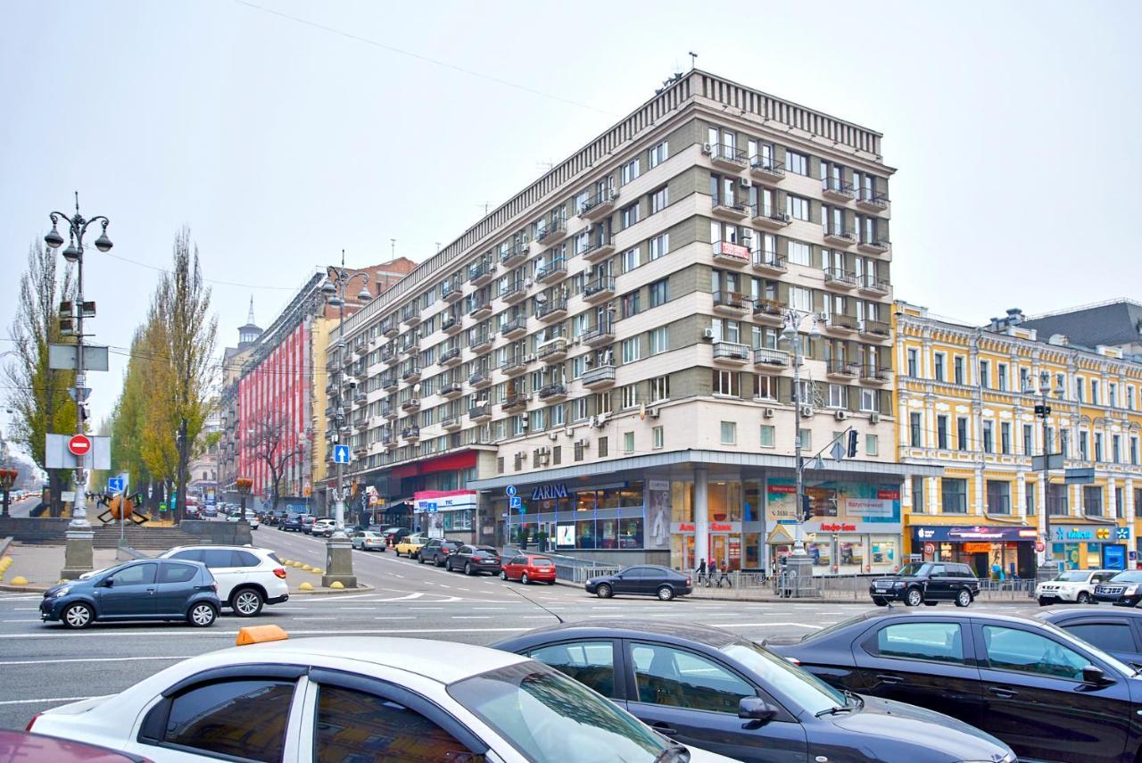 Big Jacuzzi , Sauna , Khreshchatyk Apartments 基輔 外观 照片